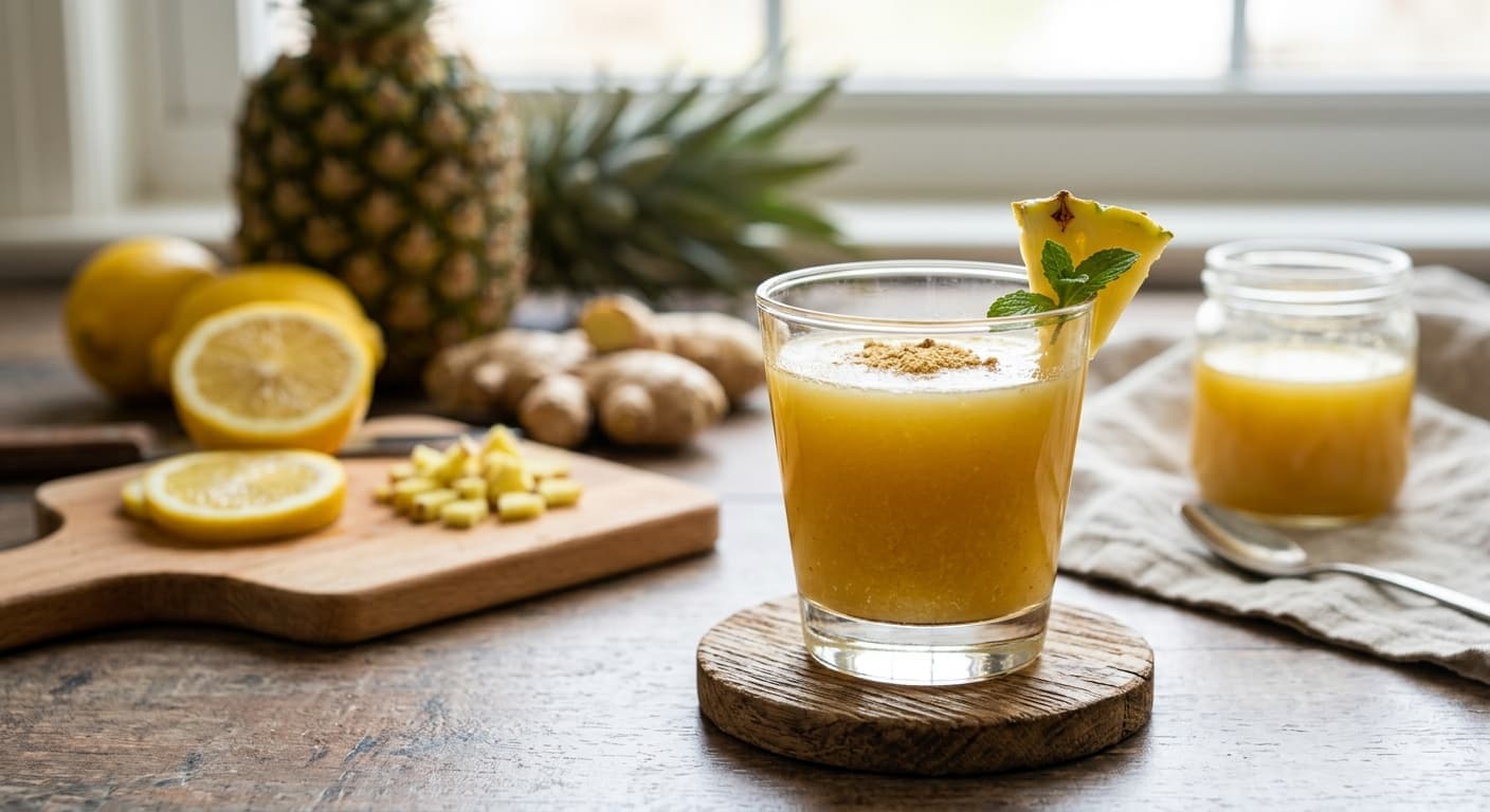 Pineapple Lemon Ginger Shot